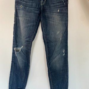 Guess Distressed Mom Jeans